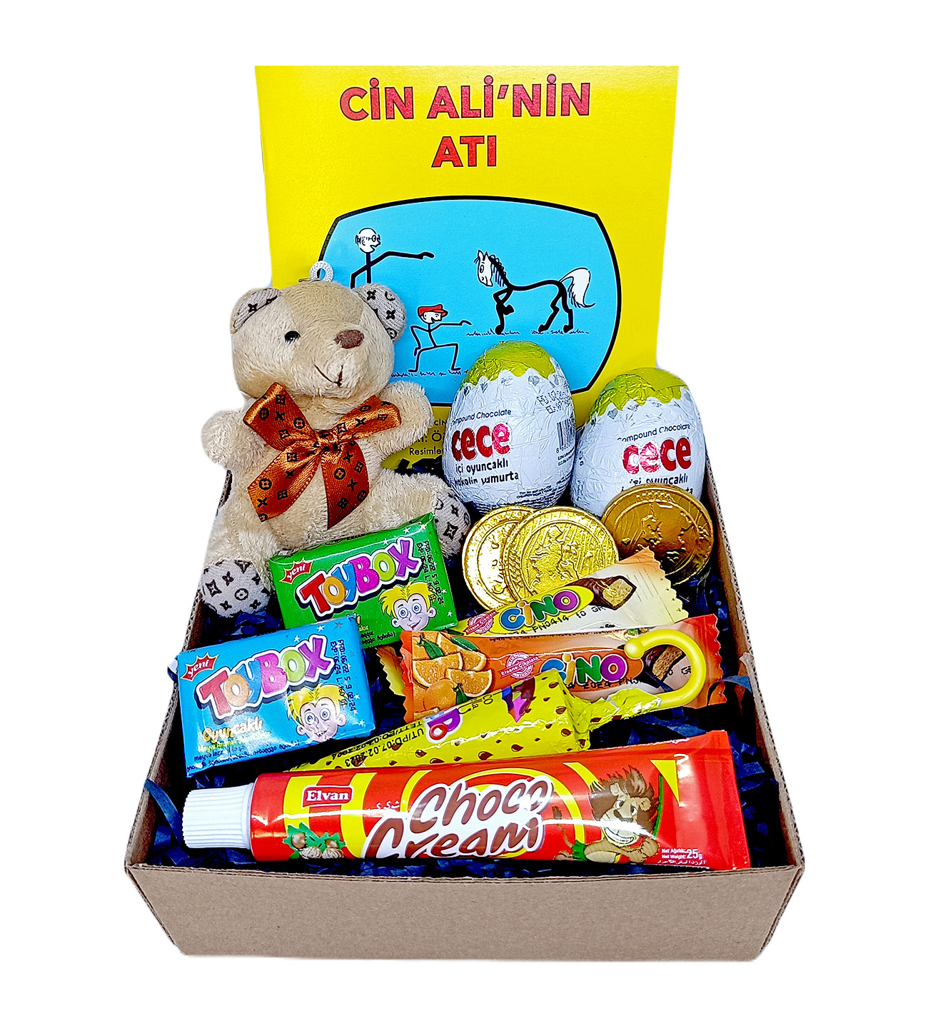 Cin Ali ve Ayıcıklı Nostalji Şekerleme Kutusu